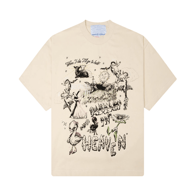Jungles Already In Heaven Tee "Birch"