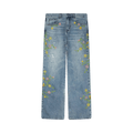 Birth Of Royal Child Majestic Floral Denim Pants "Blue"