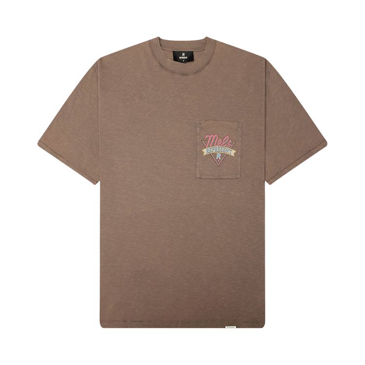 Represent Clo x Mel"s Diner T-Shirt "Dusty Brown'