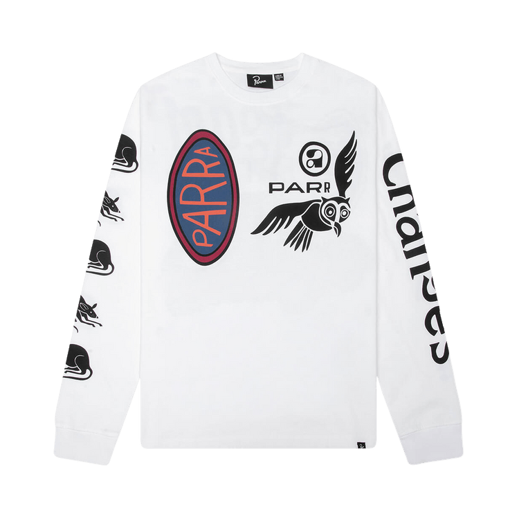 Parra Team Changes Long-Sleeve T-Shirt "White"