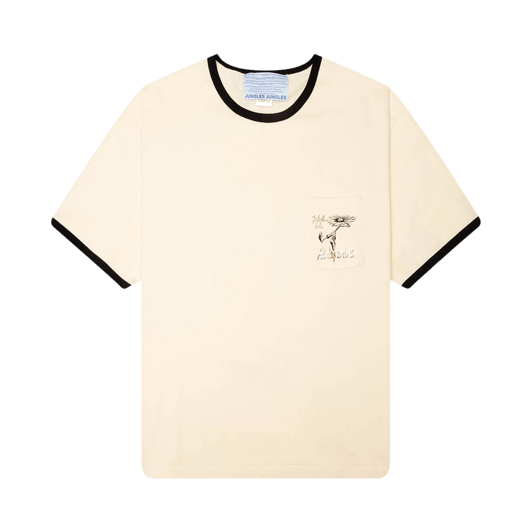 Jungles Fuck All To Do Ringer Tee "Birch"