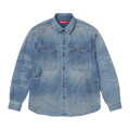 Supreme Worn Snap Painter Shirt "Denim"