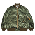 Junya Watanabe Marbled MA-1 Bomber Jacket "Green"