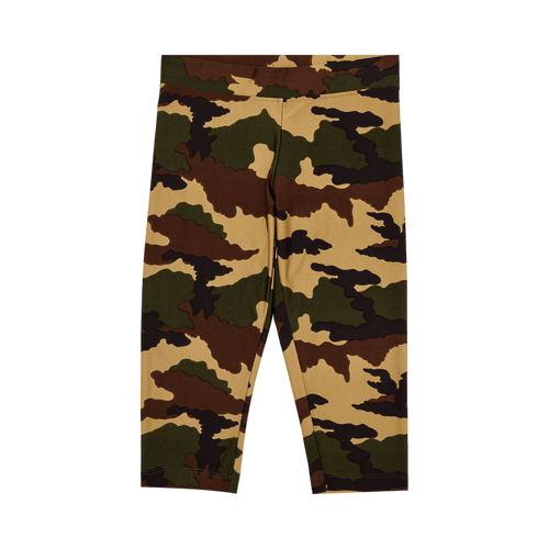 Vintage Plein Sud Camo Stretch Bike Shorts "Green/Brown"