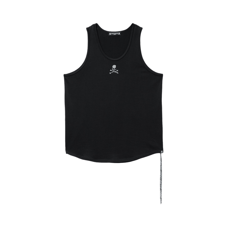 Mastermind Japan Glass Beaded Loopwheel Tank Top "Black"