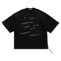 Mastermind World Decorated Short-Sleeve Sweatshirt "Black"