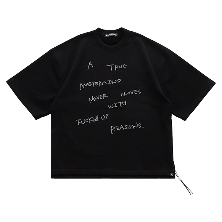 Mastermind World Decorated Short-Sleeve Sweatshirt "Black"