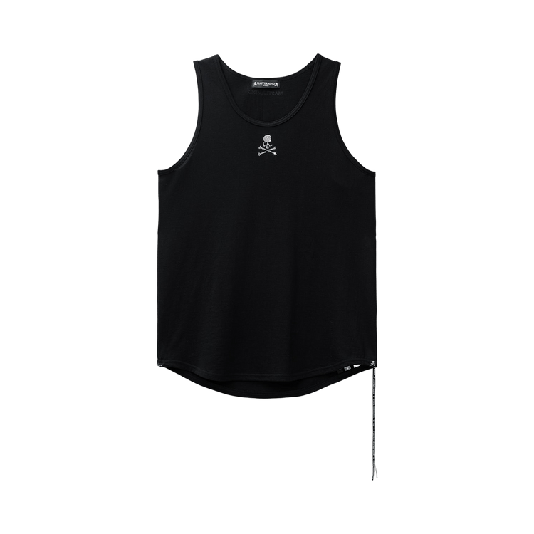 Mastermind World Swarovski Crystals Loopwheel Tank Top "Black"