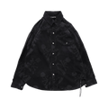 Mastermind World Aloha Denim Long-Sleeve Shirt "Black"