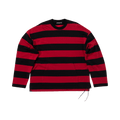 Mastermind World Horizontal Stripe Sweatshirt "Black/Red"