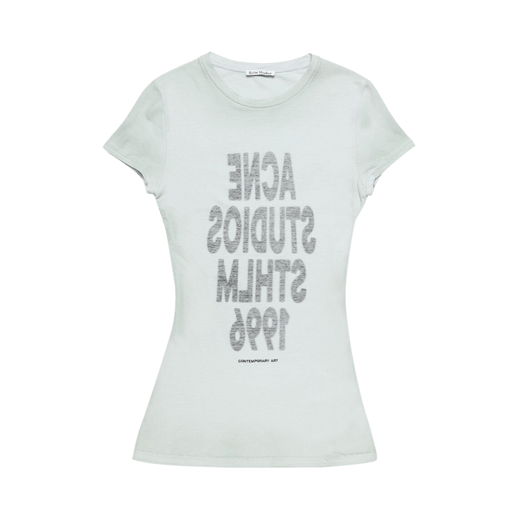 Acne Studios Graphic T-Shirt "Cold Grey"