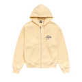 Stussy Surf Size Zip Hoodie "Yellow"