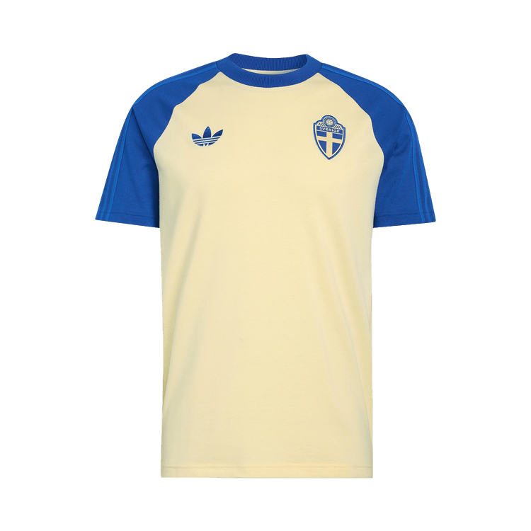 Adidas Sweden Originals T-Shirt "Almost Yellow/Royal Blue"