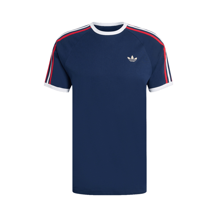 Adidas Originals 3-Stripes Tee "Night Indigo/Better Scarlet/White"