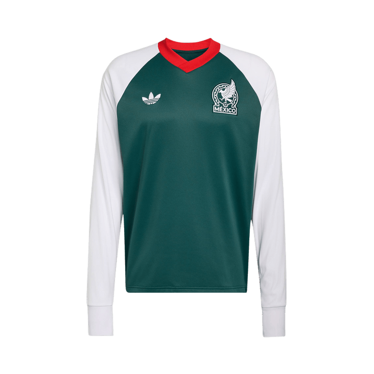 Adidas Mexico 26 Away Pre Match Warm Top "White/Aurora Ivy"