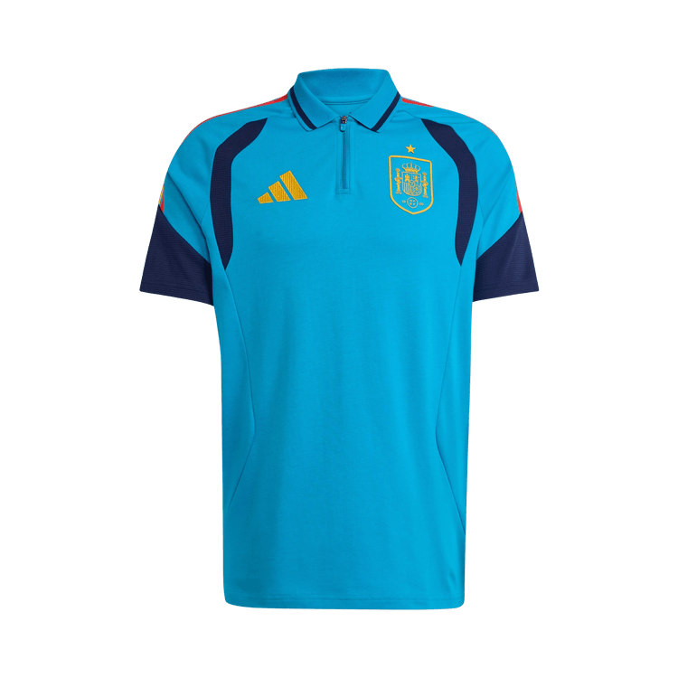 Adidas Spain 26 Tiro Polo Shirt "Bold Aqua"