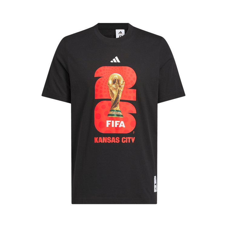 Adidas FIFA World Cup 26 Host City Kansas City Graphic T-Shirt "Black"