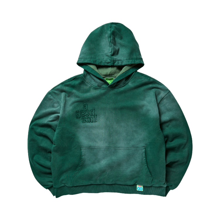 A Good Soul True Form Water Hoodie "Faded Green"