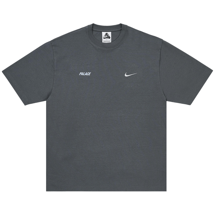Palace x Nike Font Swoosh T-Shirt "Charcoal"