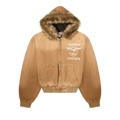 Protocol Index Detachable Fur Hooded Work Jacket "Natural"