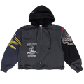 Protocol Index Upside Down Zip Hoodie "Black"