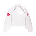 Protocol Index Exaggerated Shoulder Track Jacket "White"