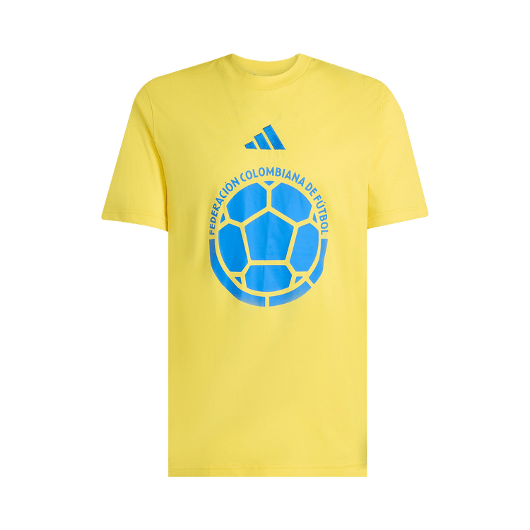 Adidas Colombia Dna Graphic T-Shirt "Impact Yellow"