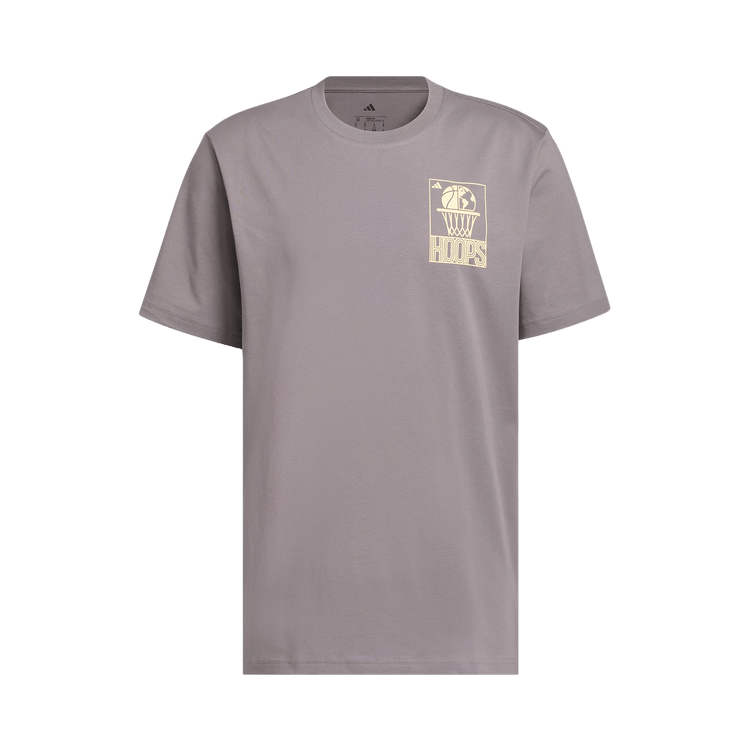 Adidas World Wide Hoops Graphic T-Shirt "Taupe Oxide"