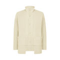 Homme Plissé Issey Miyake Multi-Pocket Shirt "Limestone"
