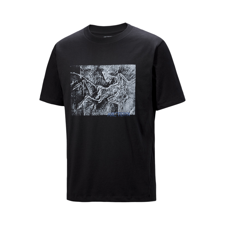 Arc"teryx Kragg Cotton Lithographica Tee "Black'