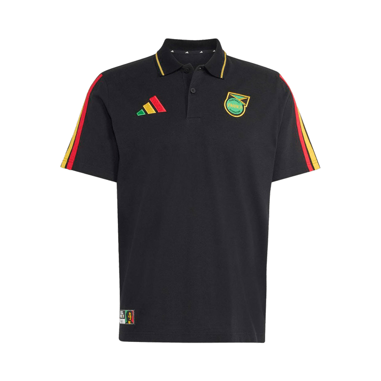 Adidas Jamaica x Bob Marley Dna Polo Shirt "Black"