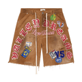 Vale Forever Workshop Jorts "Brown"