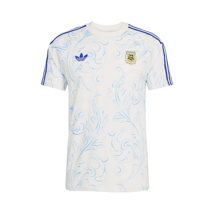 Adidas Argentina Originals All Over Print T-Shirt "Off White"