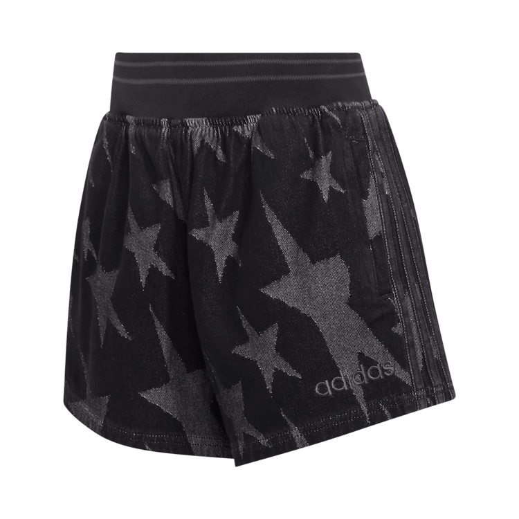 Adidas Originals Denim Graphic Shorts "True Black Denim"