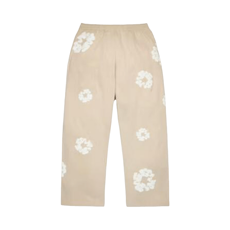Denim Tears Cotton Wreath Baggy Sweatpants "Cream"