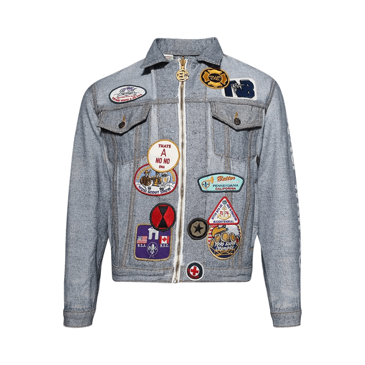 *Better With Age Brogue Reconstructed Reversible Trucker Jacket "Indigo"