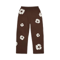 Denim Tears Cotton Wreath Baggy Sweatpants "Dark Brown"