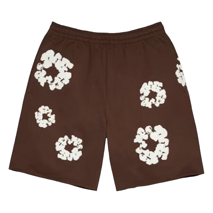 Denim Tears Cotton Wreath Sweatshorts "Dark Brown"