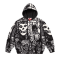 Supreme x The Misfits Zip Up Hooded Sweater "Black"