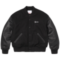 Supreme Cross Varsity Jacket "Black"