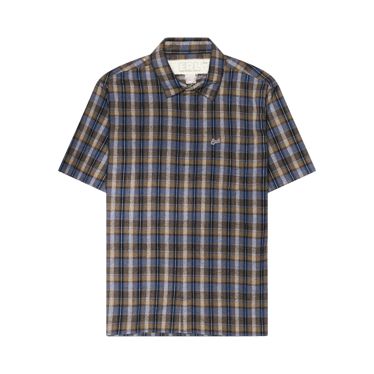 ERL Check Woven Shirt "Grey"