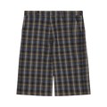 ERL Check Woven Shorts "Grey"