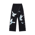 3.PARADIS Freedom Doves Relaxed Fit Trackpants "Black"