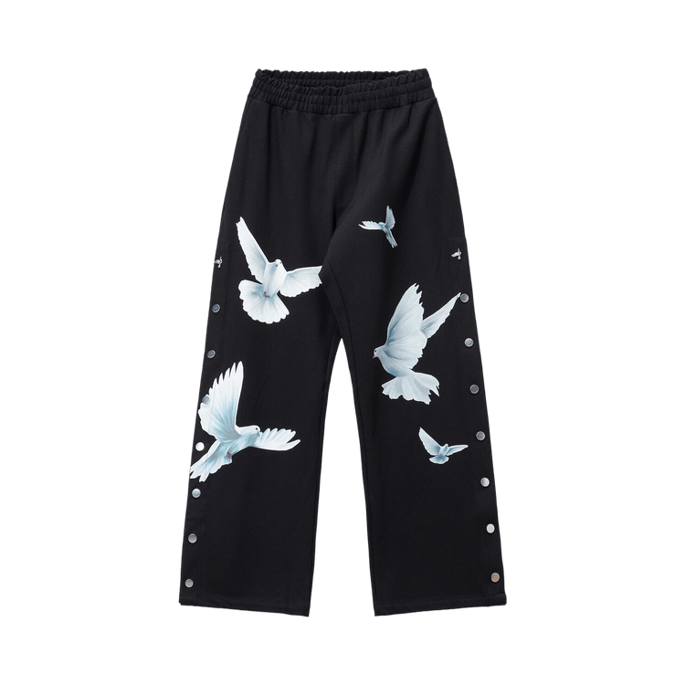3.PARADIS Freedom Doves Relaxed Fit Trackpants "Black"