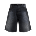 Rassvet Sun Dyed Extra Baggy Denim Shorts "Black"