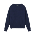 Rassvet Statement Knit Sweater "Dark Navy"