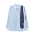 Charles Jeffrey Loverboy Late To Work Shirt "Blue Stripe"