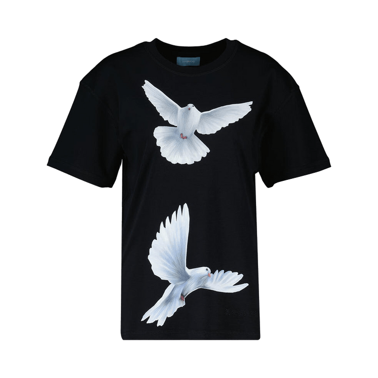 3.PARADIS Freedom Doves Tee "Jersey Black"