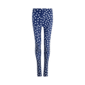 Jean Paul Gaultier Jersey Lycra Legging Printed Polka Dots "Navy/White"