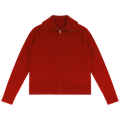 Entire Studios Knit Zip Up Jacket "Cherry"